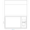 ZEP USB fotobox Lodi grijs linnen 23x12,5x5 cm zonder USB stick