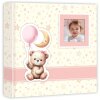 ZEP babyalbum Brian roze 200 fotos 10x15 cm teddybeer ontwerp