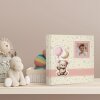 ZEP babyalbum Brian roze 200 fotos 10x15 cm teddybeer ontwerp