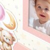 ZEP babyalbum Brian roze 200 fotos 10x15 cm teddybeer ontwerp