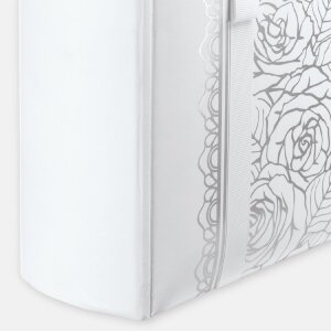 ZEP Bruiloft Fotoalbum Margaret Wit 32x32 cm 100 paginas rozenpatroon