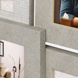 ZEP MDF fotolijst Zante voor 9 fotos 10x15 cm 64x56 cm Beige