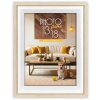 ZEP Bologna fotolijst crème 30x40 cm MDF houtlook wandmontage
