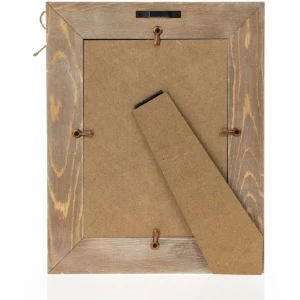 ZEP Houten fotolijst Lille Bruin 13x18 cm met hartdecoratie