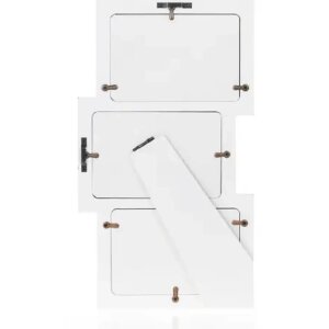 ZEP Houten fotolijst Kepler 3Q Wit 3 fotos 10x15 cm wand- of tafelbevestiging