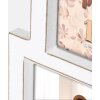 ZEP Houten fotolijst Kepler 3Q Wit 3 fotos 10x15 cm wand- of tafelbevestiging