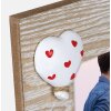ZEP houten fotolijst Felicia 10x15 cm bruin ballon hartjes staand formaat