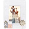 ZEP houten portretlijst Riviera 10x15 cm vintage wit met houten details