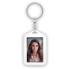 ZEP AR7W Sleutelhanger wit voor fotoformaat 3,5x4,5 cm Dubbelzijdig rubber