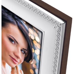 ZEP Alessandria fotolijst 15x20 cm verzilverd houten achterkant