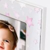 ZEP B22546P Baby lijst Daniel 10x15 cm roze verzilverd sterrengel motief