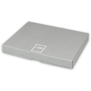 ZEP metalen lijst Latina 15x20 cm verzilverd met houten achterkant en standaard