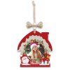 ZEP Koda Een houten decoratie met foto 6x6cm om kerst op te hangen