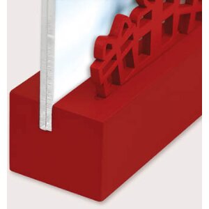 ZEP ZT646R Badia H fotolijst 10x15 cm acryl hout rood