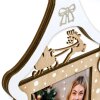 ZEP kerst fotolijst Julia hout 10x15 cm feestelijk ontwerp rendier slee