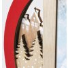 ZEP kerst fotolijst Heidi hout rood 10x15 cm winter design