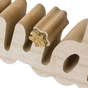 ZEP VP86ES Kevin ES houten kerstdecoratie 40x2,5x8,5 cm...