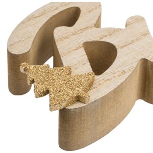 ZEP VP85IT Kevin IT houten kerstdecoratie 40x2,5x7,5 cm