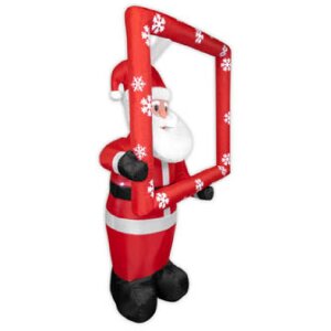 ZEP Nicola Grote Opblaasbare Kerstman 185 cm met...