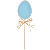 Clayre & Eef 65652BL Plantplug eiblauw hout 6x1x30 cm