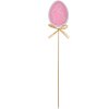 Clayre & Eef 65652P Plantplug ei roze hout 6x1x30 cm landelijke stijl