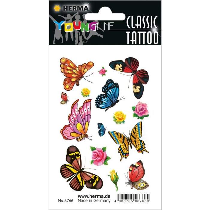 herma Tattoos Colour Art Vlinders 1 vel.