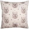 Clayre & Eef GTW21 Kussenhoes Beige Bruin Hert Motief 45x45 cm Landelijke Stijl