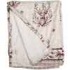 Clayre & Eef GTW60-1 Plaid Beige Bruin 130x180 cm Landelijke stijl