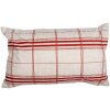 Clayre & Eef NWV36-4 Kussenhoes Beige Rood Hert Motief Landelijke Stijl 30x50 cm