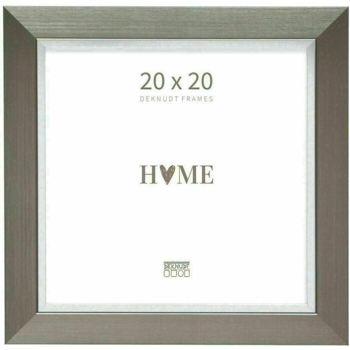 Deknudt S45VD1 fotolijst kunststof zilver 20,0 x 20,0 cm