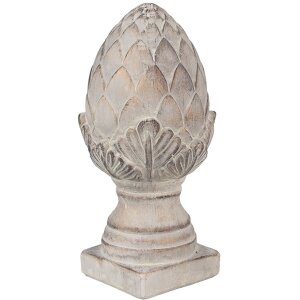 Clayre & Eef 6TE0545S Decoratieve Dennenappel Grijs...