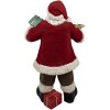 Clayre & Eef 5PR0140 Kerstman Decoratiefiguur Rood Wit 56x50x91 cm Polyresin