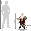 Clayre & Eef 5PR0140 Kerstman Decoratiefiguur Rood Wit 56x50x91 cm Polyresin