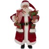 Clayre & Eef 65594 Kerstman Decoratie Rood Wit 16x10x27 cm