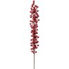 Clayre & Eef 65850 Decoratieve tak rode kerstdecoratie voor feestelijke arrangementen