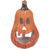 Clayre & Eef 6CE1762 Decoratieve Pompoen Keramiek Oranje 11x10x18 cm Landelijke stijl