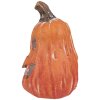 Clayre & Eef 6CE1762 Decoratieve Pompoen Keramiek Oranje 11x10x18 cm Landelijke stijl