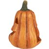 Clayre & Eef 6CE1803 Decoratieve Pompoen Keramiek Oranje Groen Ø 12x17 cm