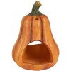 Clayre & Eef 6CE1803 Decoratieve Pompoen Keramiek Oranje Groen Ø 12x17 cm