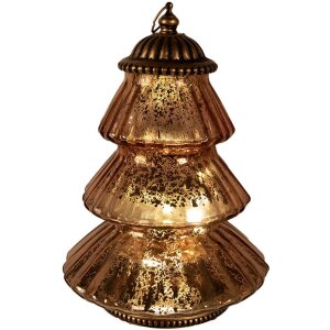 Clayre & Eef 6GL4574KO Kerstboom LED Ø 16x22...