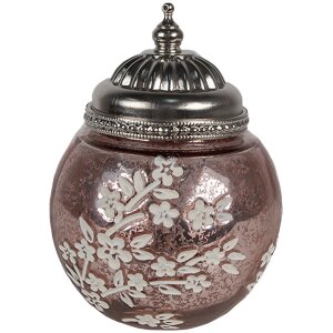 Clayre & Eef 6GL4595 LED Decoratieglas Roze...