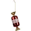 Clayre & Eef 6GL4647 Kerstboom kerstbal glas rood Ø 5x14 cm