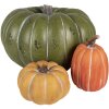 Clayre & Eef 6MG0046 Decoratieve Pompoen Groen Grijs Ø 35x21 cm Magnesiumoxide