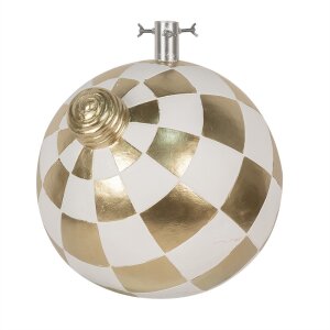 Clayre & Eef 6MG0053 Kerstboomstandaard Witgoud...
