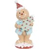 Clayre & Eef 6PR4270 Decoratie Peperkoekman Beige Groen 11x8x25 cm