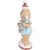 Clayre & Eef 6PR4270 Decoratie Peperkoekman Beige Groen 11x8x25 cm