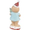 Clayre & Eef 6PR4270 Decoratie Peperkoekman Beige Groen 11x8x25 cm