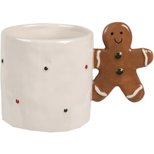 Clayre & Eef 6CEMU0152 Mok Peperkoek Man Handgreep...