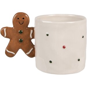 Clayre & Eef 6CEMU0152 Mok Peperkoek Man Handgreep...