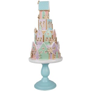 Clayre & Eef 5PR0136 Decoratief Huis Pastelkleuren...